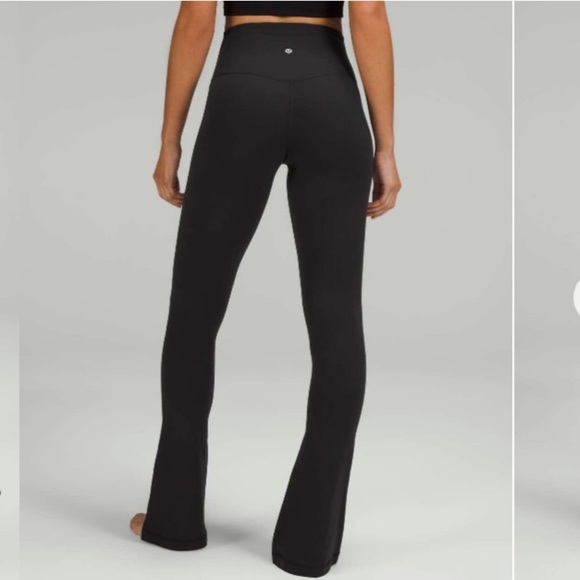 Lululemon Align High Rise Mini Flare Black 32’ Pant Size 2 - Picture 1 of 5